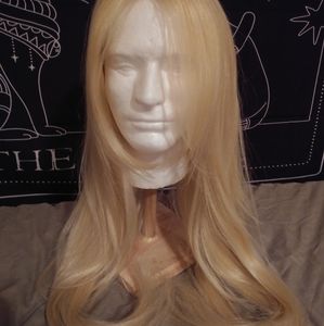 White-Blonde Front Lace Wig
